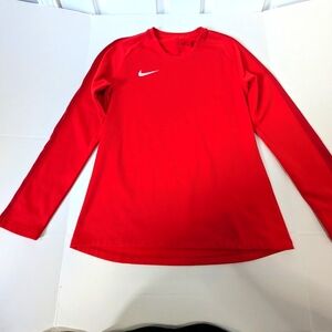 Nike Crimson Crew Neck Pullover Training Sweatshirt